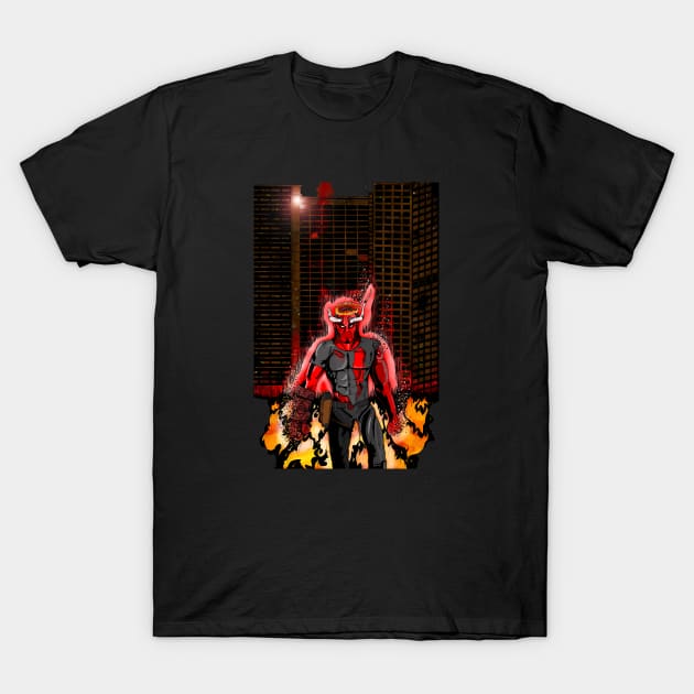 Hellboy Apocalypse T-Shirt by sketchart